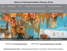 Tablet Screenshot of kathleenmooney.com